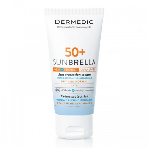 Dermedic Sunbrella Солнцезащитный крем SPF 50+ для сухой и нормальной кожи, 50мл