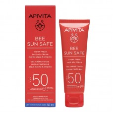APIVITA Bee Sun Safe Солнцезащитный свежий увлажняющий гель-крем для лица SPF50, 50мл