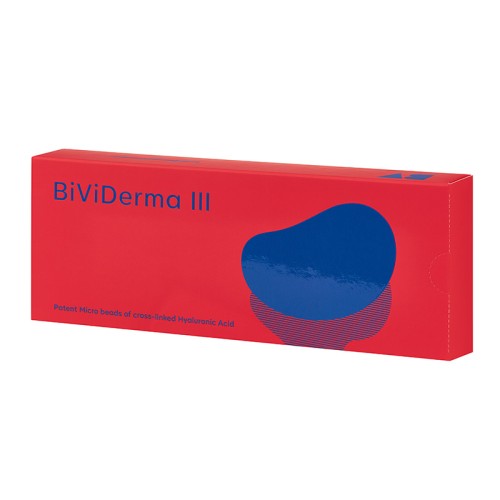 BiViDerma III филлер с лидокаином (шприц 1 мл, иглы 27Gx13мм и канюля 23Gx50мм)