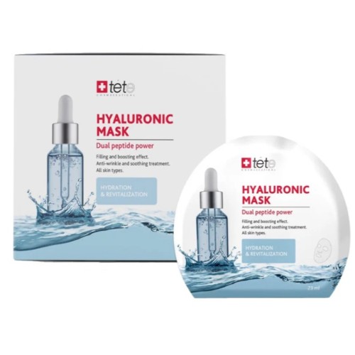 BOX Hyaluronic Mask "Hydration & Revitalization" / Маска тканевая TETE (6 шт упак.)