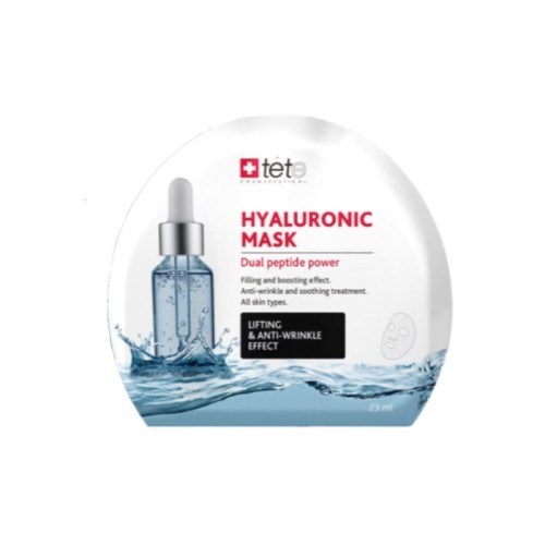 BOX Hyaluronic Mask "Lifting & anti-wrinkle effect" / Маска тканевая TETE (1 шт упак.)