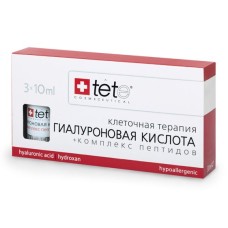 Сыворотка гиалуроновая кислота + Комплекс пептидов, Hyaluronic Acid & Peptides, 30 мл (3*10 мл)