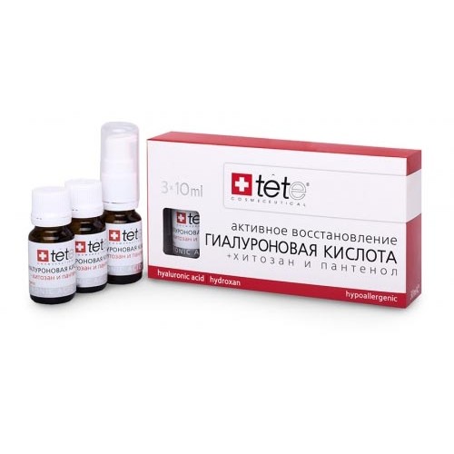 Сыворотка гиалуроновая кислота+Хитозан/Пантенол, Hyaluronic Acid & Hytozan Panthenol, 30 мл (3*10 мл)